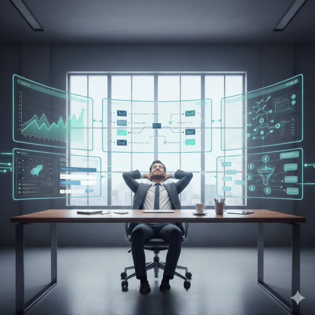 Marketing automation dashboard for small businesses by NetlinkE